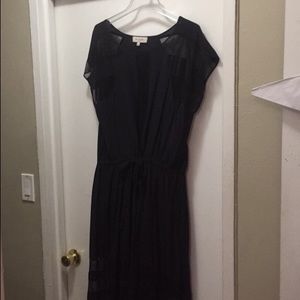 100% silk black Paul and joe dress